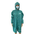 Hot Selling EPA Garments for Industrial Use Clean Room Green ESD Antistatic Smock Gown with Hood